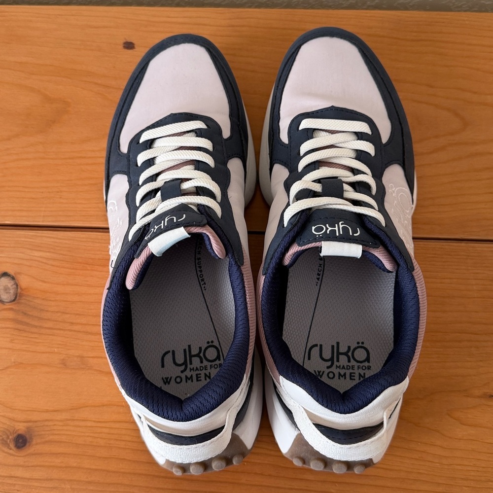 Ryka Athletic Shoes in Light Pink and Dark Blue - Picture 4 of 8